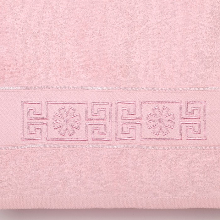 Махровое полотенце "Райский комфорт"45х90 см, роз, 400г/м2, хлопок 100%