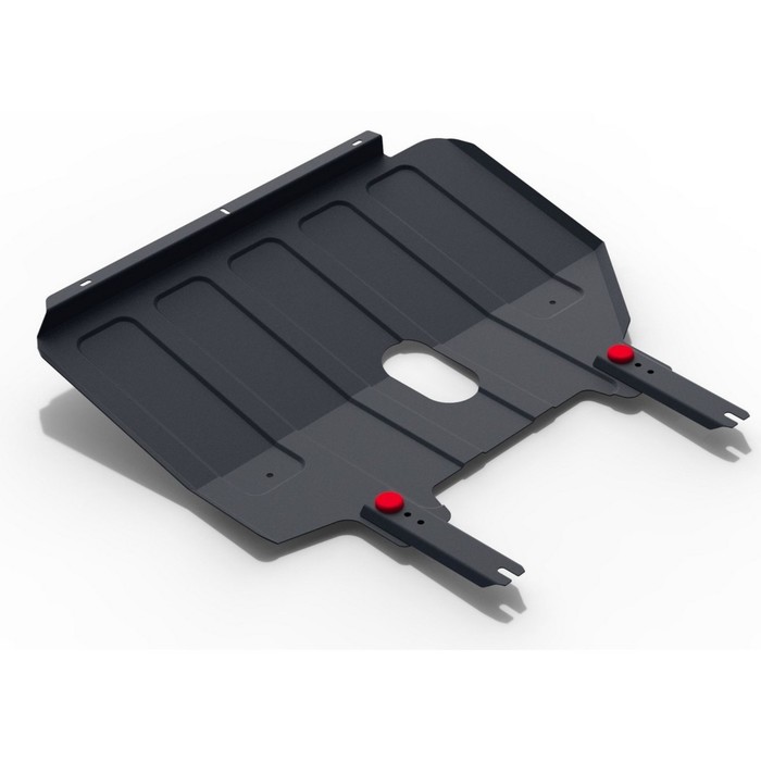 Защита картера и КПП АвтоБРОНЯ для Chery Tiggo 2 (V - 1.5) 2017-н.в., крепеж в комплекте, сталь, 2 мм, 111.00918.1