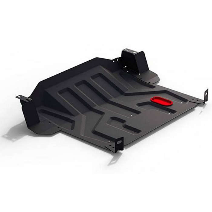 Защита картера АвтоБРОНЯ (увеличенная) для Lada 2110 1995-2007, штатный крепеж, сталь, 2 мм, 1.06019.1