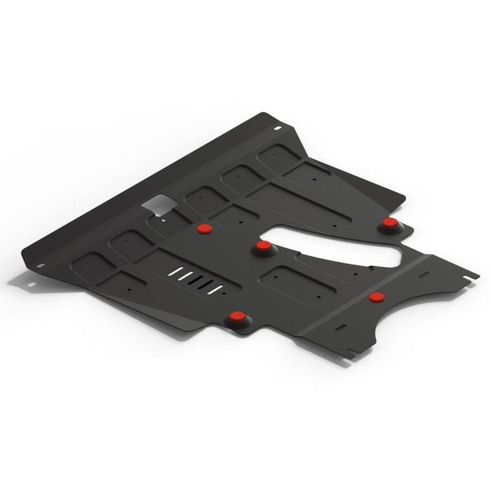 Защита картера и КПП АвтоБРОНЯ для Toyota Noah (V - 2.0 / 4WD) 2001-2007, крепеж в комплекте, сталь, 2 мм, 111.05742.1