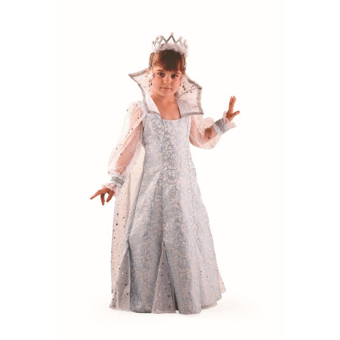 Карнавальный костюм "Снежная Королева", бархат и парча, р.38, рост 146 см