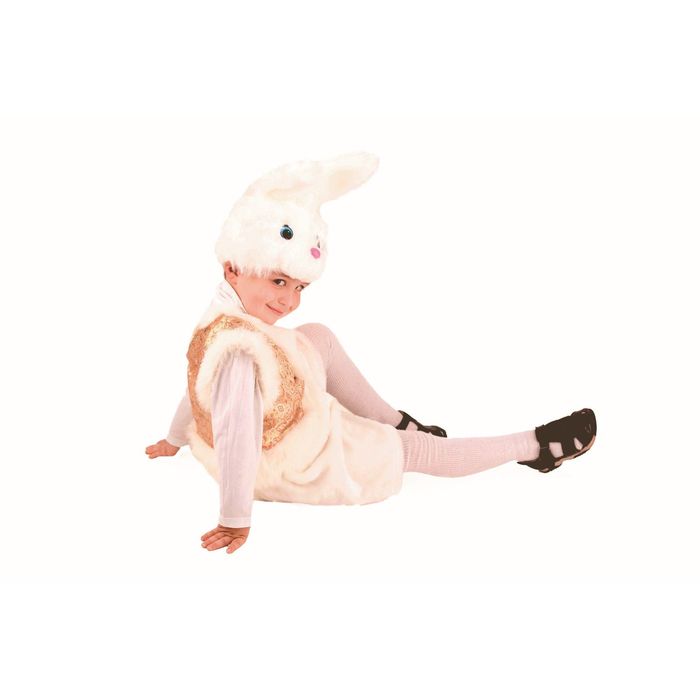 Карнавальный костюм "Зайчишка Братишка", шёлк, размер 26-28 (203)