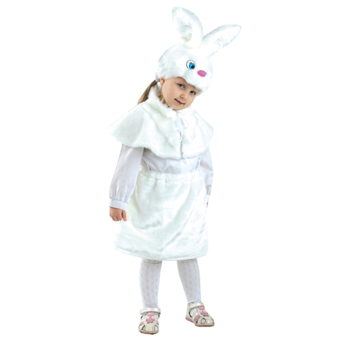 Карнавальный костюм "Зайка Зоська", рост 116 - 122 см, размер 30-32