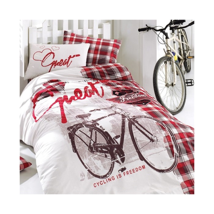 КПБ Freedom 1,5 сп., размер 160х240 см, 160х220 см, 50х70 см-1 шт.. ранфорс 120 г/м2 IY-02-1   32776