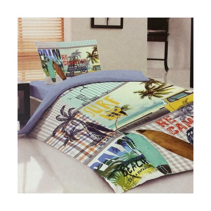 КПБ Teen 1,5 сп, размер 180х240 см, 160х220 см, 50х70 см-1 шт.. ранфорс 120 г/м2 LB-08-1