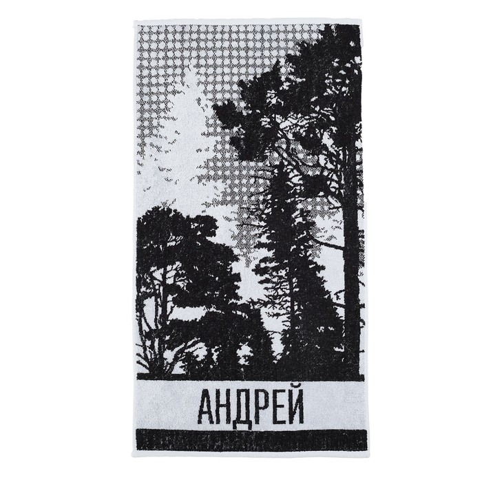 Полотенце махровое Collorista "Андрей" 50х90 см, 100% хлопок, 420 гр/м2