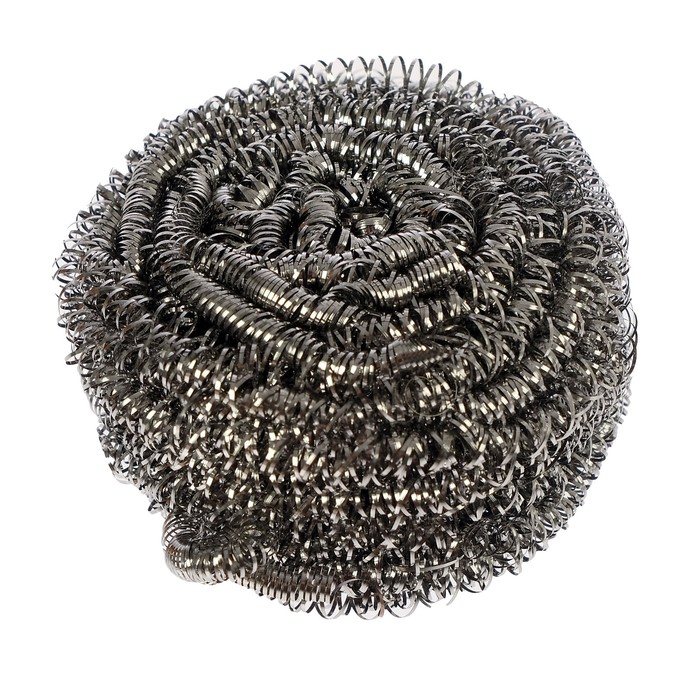 Набор мочалок для посуды из нержавеющей стали спиральная, 3 шт, 50 г