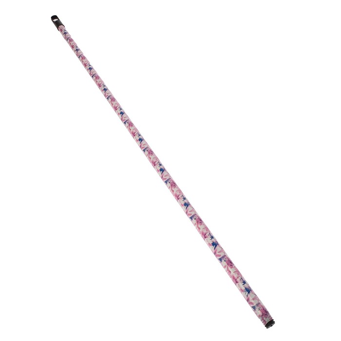Черенок для щеток и мопов Fun Clean с принтом 120 см,цвет МИКС