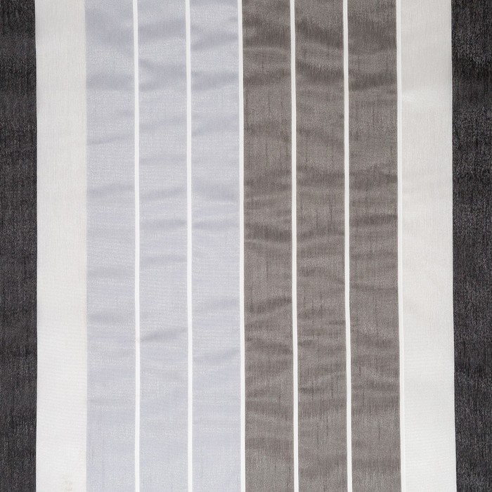 Тюль "Этель" 200х280 см Гамма голубой (вертикальная полоса) 100% п/э