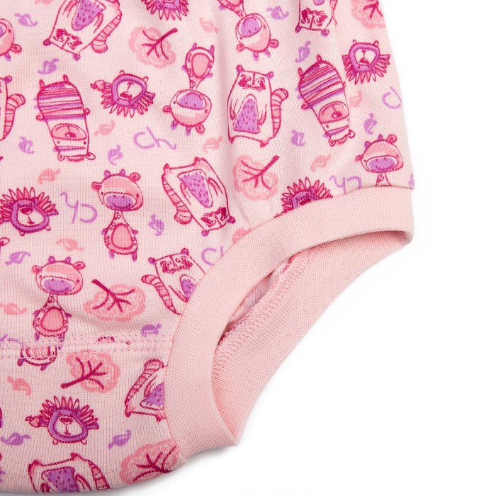 Комплект ясельный (майка, трусы), рост 62 см, цвет светло-розовый