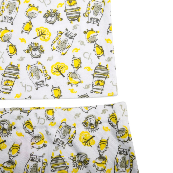 Комплект ясельный (майка,трусы), рост 80 см, цвет белый