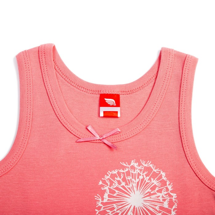 Майка для девочки, рост 92 см, цвет арбузный