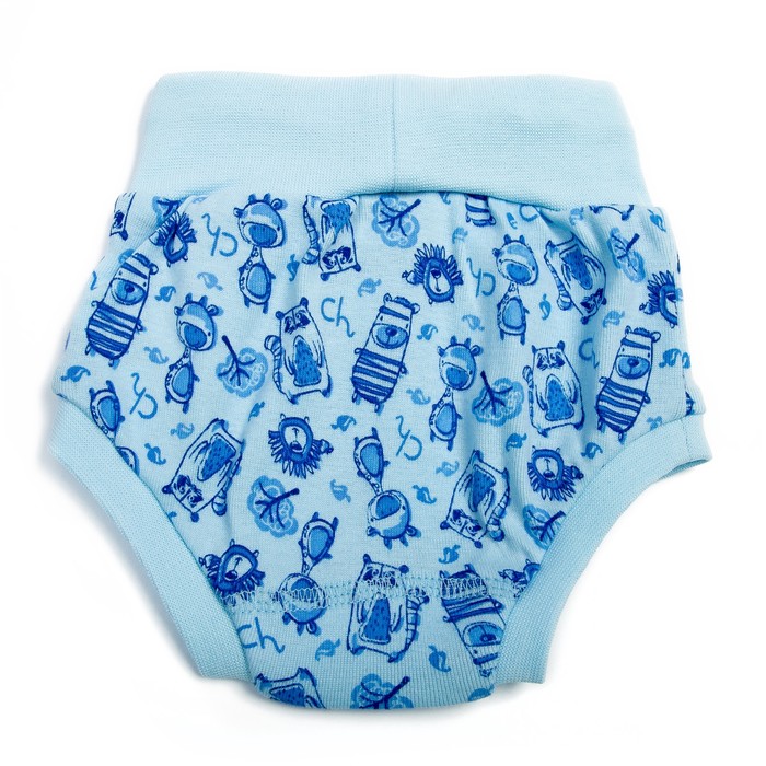 Трусы ясельные, рост 62 см, цвет голубой