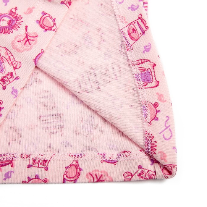 Майка ясельная, рост 62 см, цвет светло-розовый