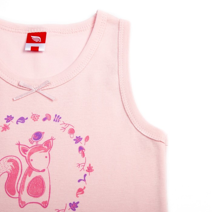 Майка ясельная, рост 86 см, цвет светло-розовый