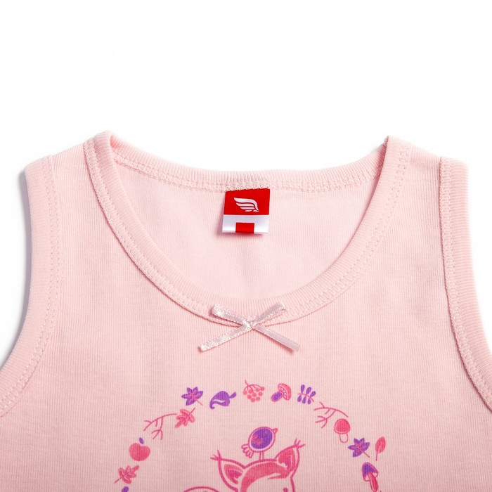 Майка ясельная, рост 80 см, цвет светло-розовый