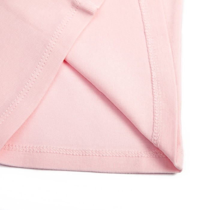 Майка ясельная, рост 62 см, цвет светло-розовый