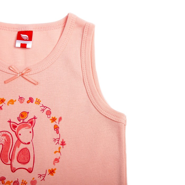 Майка ясельная, рост 68 см, цвет светло-персиковый