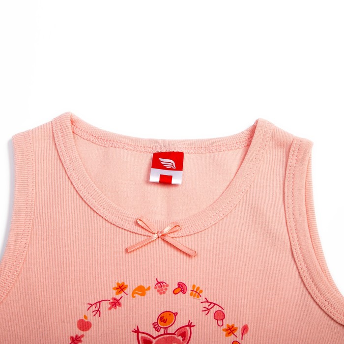 Майка ясельная, рост 62 см, цвет светло-персиковый