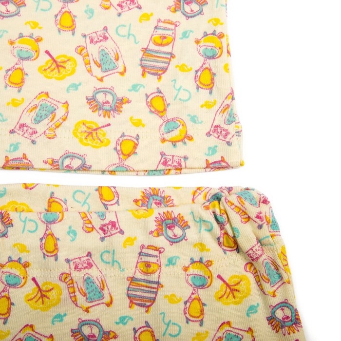 Комплект ясельный (майка, трусы), рост 62 см, цвет экрю