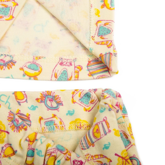 Комплект ясельный (майка, трусы), рост 62 см, цвет экрю