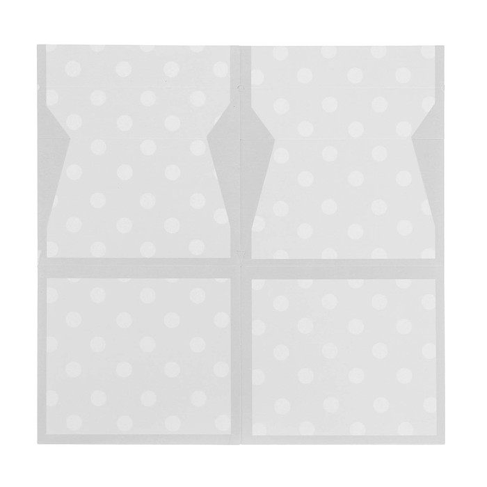 Складная коробка–ваза «Горох», 12 х 12 х 23 см