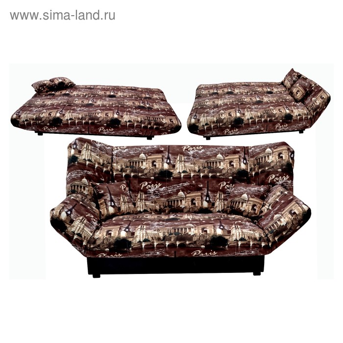 Диван «Непал Клик-кляк» ткань Париж диван непал аккордеон люкс 1 55 ткань париж бежевый