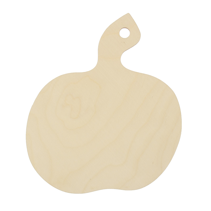 Декоративная разделочная доска из фанеры "Яблоко"