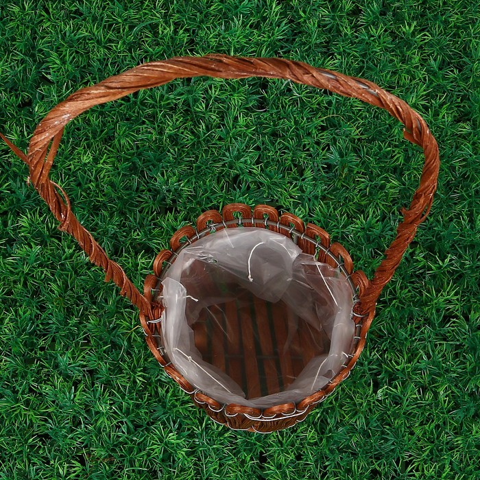 Корзина плетеная, ива, 15*15*15H47