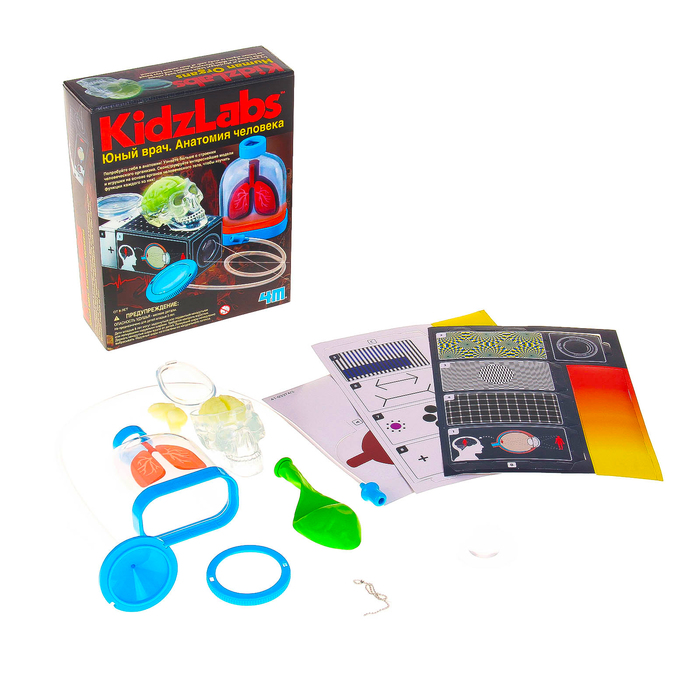 Набор для опытов "Юный врач. Анатомия человека"