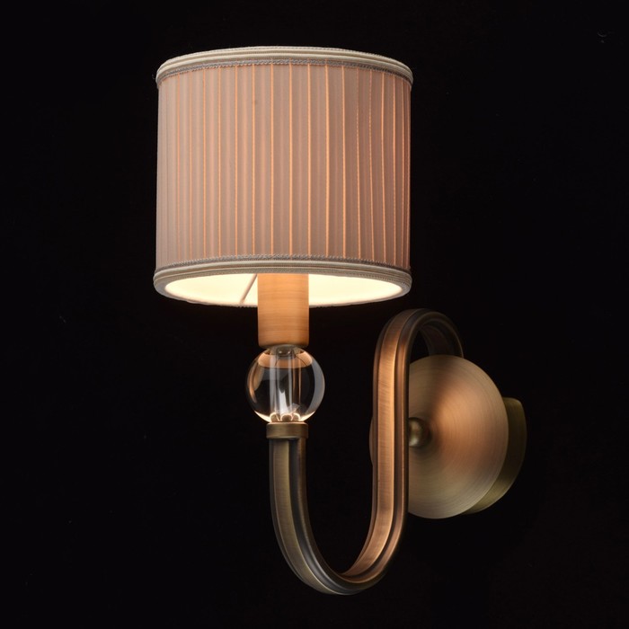 Бра "София" 1x40W E14 античная бронза 32x16x28см