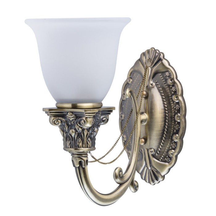 Бра "Фелиция" 1x40W E27 античная бронза 28x15x30см