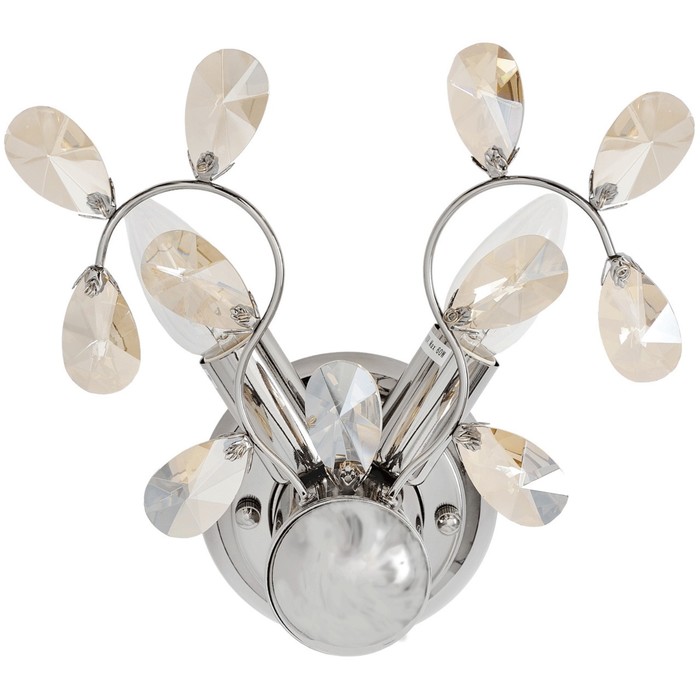 Бра "Адриатика" 2x60W E14 хром 11x28x31см