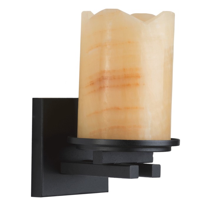 Бра "Айвенго" 1x60W E27 чёрный 24x14x15см