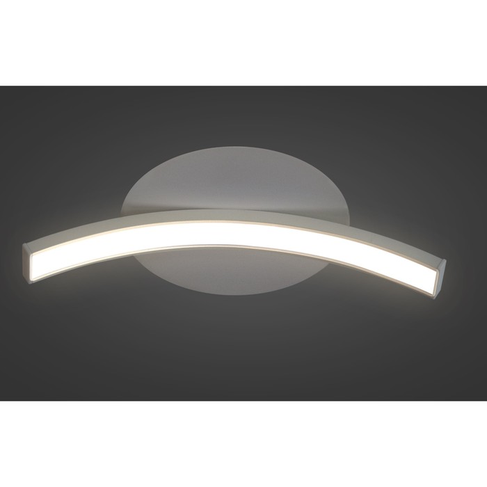 Люстра встраиваемая (Ø11см, H-2,5см) "Морико" 3,5W LED 3000К белый 20x14x6,5см