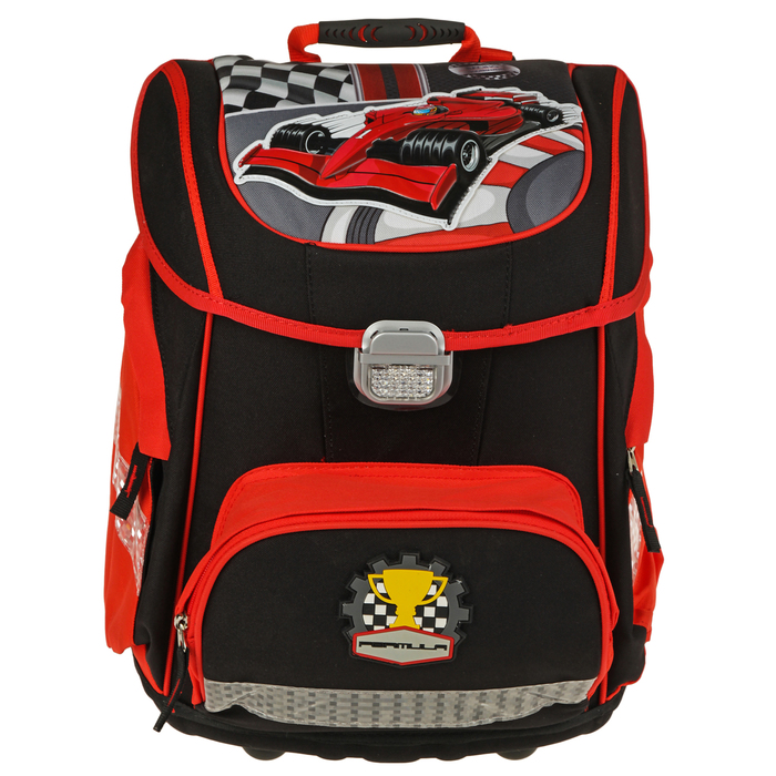 Ранец на замке Target 40*31*24 мал "Формула 1", черный