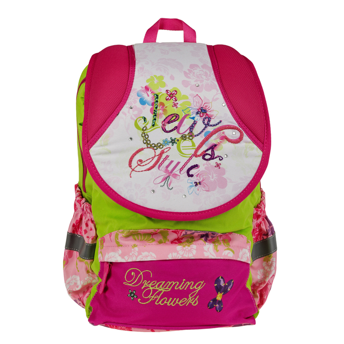 Рюкзак школьный эргономичная спинка для девочки Target 40*30*17 с наполнением «Цветы мечты» 17473