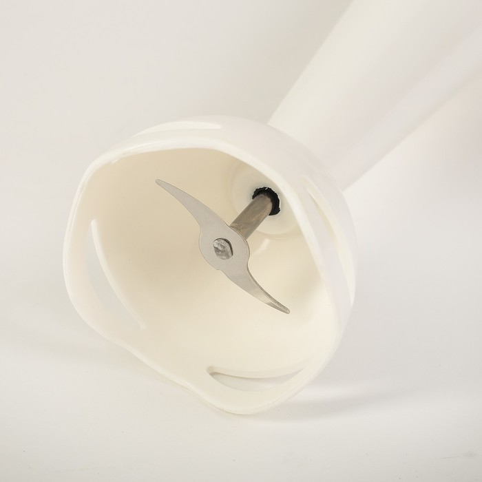 Блендерный набор LuazON LBR-10, бело-фиолетовый, 250 Вт, пластик, венчик, стакан