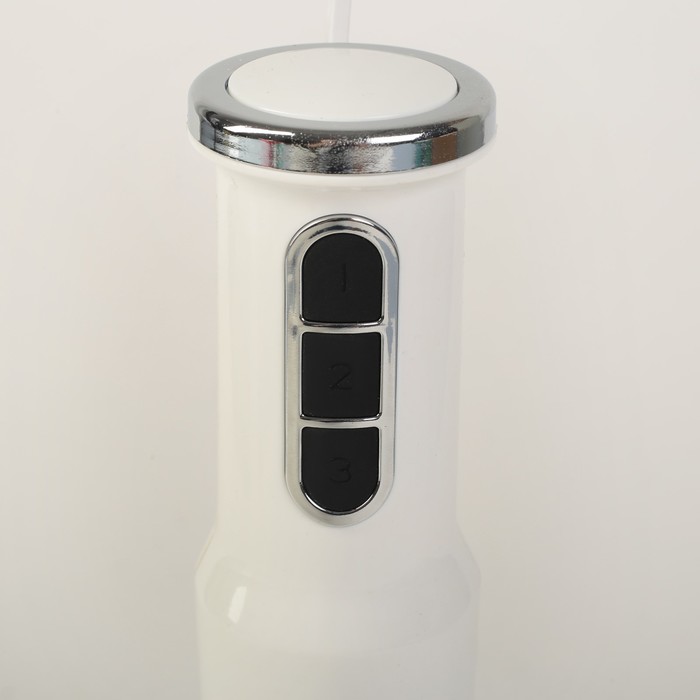 Блендерный набор LuazON LBR-20, белый, стальная ножка, 650 Вт, 3 в 1