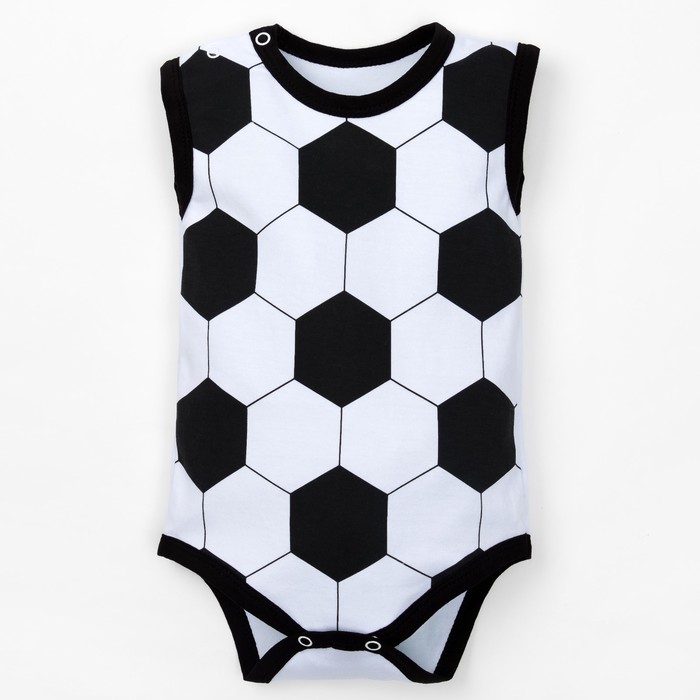 Боди детское Крошка Я "Футбольный мяч" рост 68-74 см (24), 6-9 мес