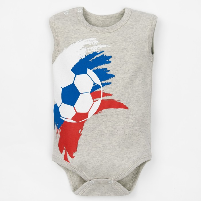 Боди детское Крошка Я "Юный чемпион" рост 74-80 см (26), 9-12 мес