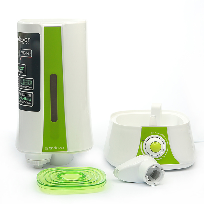 Увлажнитель воздуха Endever Oasis 140, ультразвуковой, 20 Вт, 3 л, LED-подсветка