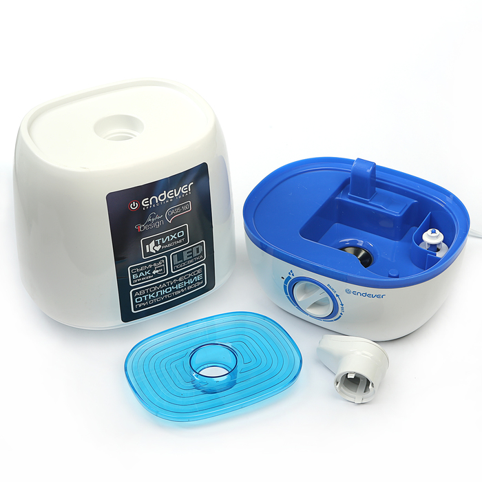 Увлажнитель воздуха Endever Oasis 160, ультразвуковой, 20 Вт, 4 л, ароматизация, белый