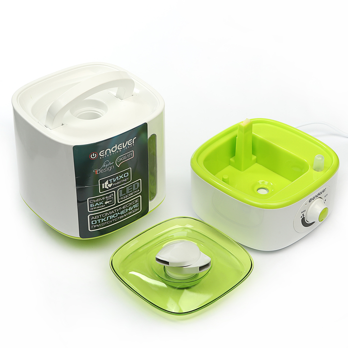 Увлажнитель воздуха Endever Oasis 171, ультразвуковой, 20 Вт, 3 л, ароматизация, белый