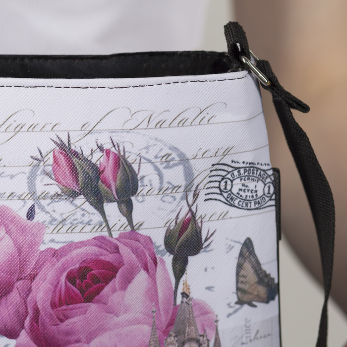 Сумка молод Лондон, 30*1*26, отд на молнии, регулир ремень, чёрный