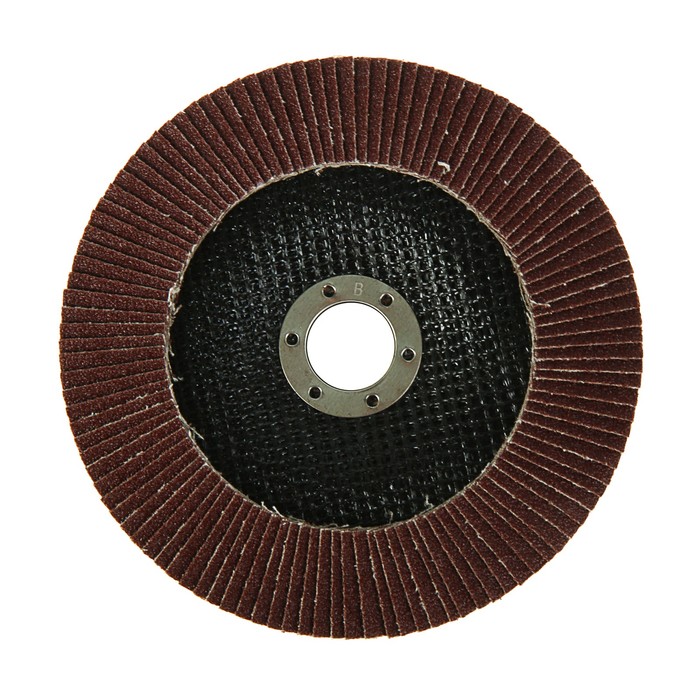 Круг лепестковый торцевой конический TUNDRA, 150 х 22 мм, Р80