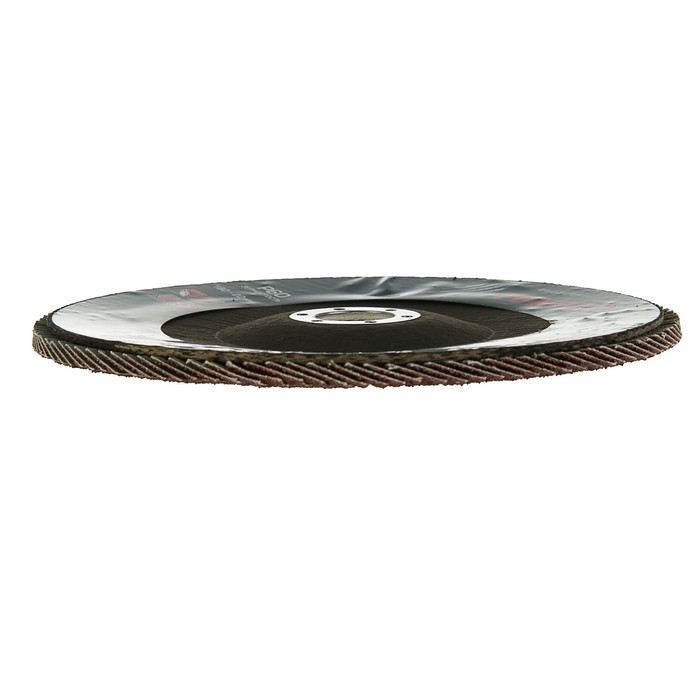 Круг лепестковый торцевой конический TUNDRA, 180 х 22 мм, Р60