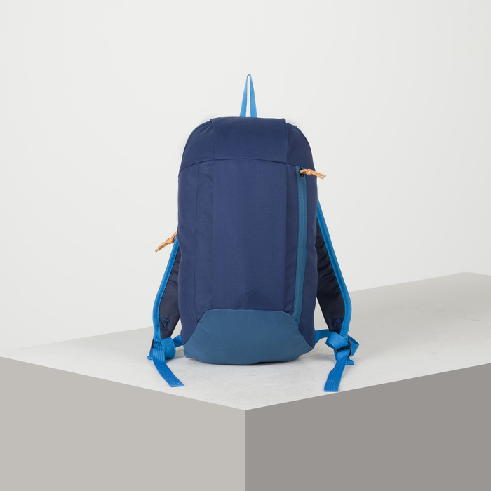 Рюкзак молодёжный, отдел на молнии, наружный карман, цвет морской волны/синий