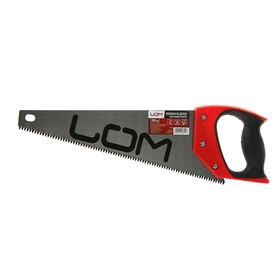 

Ножовка по дереву LOM, 350 мм, 7-8 TPI, 3D заточка, каленый зуб, пластиковая рукоятка