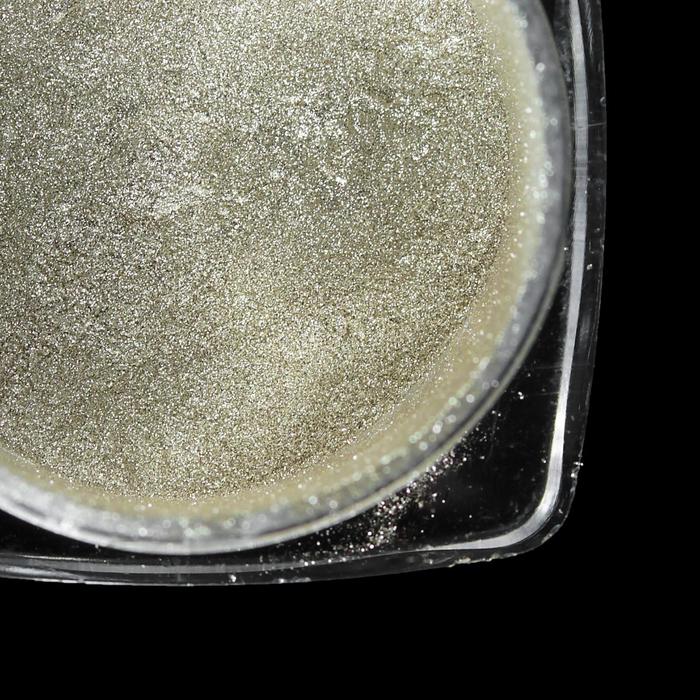 Втирка "Хром" для декора ногтей, 2гр, с аппликатором, цвет серебряный